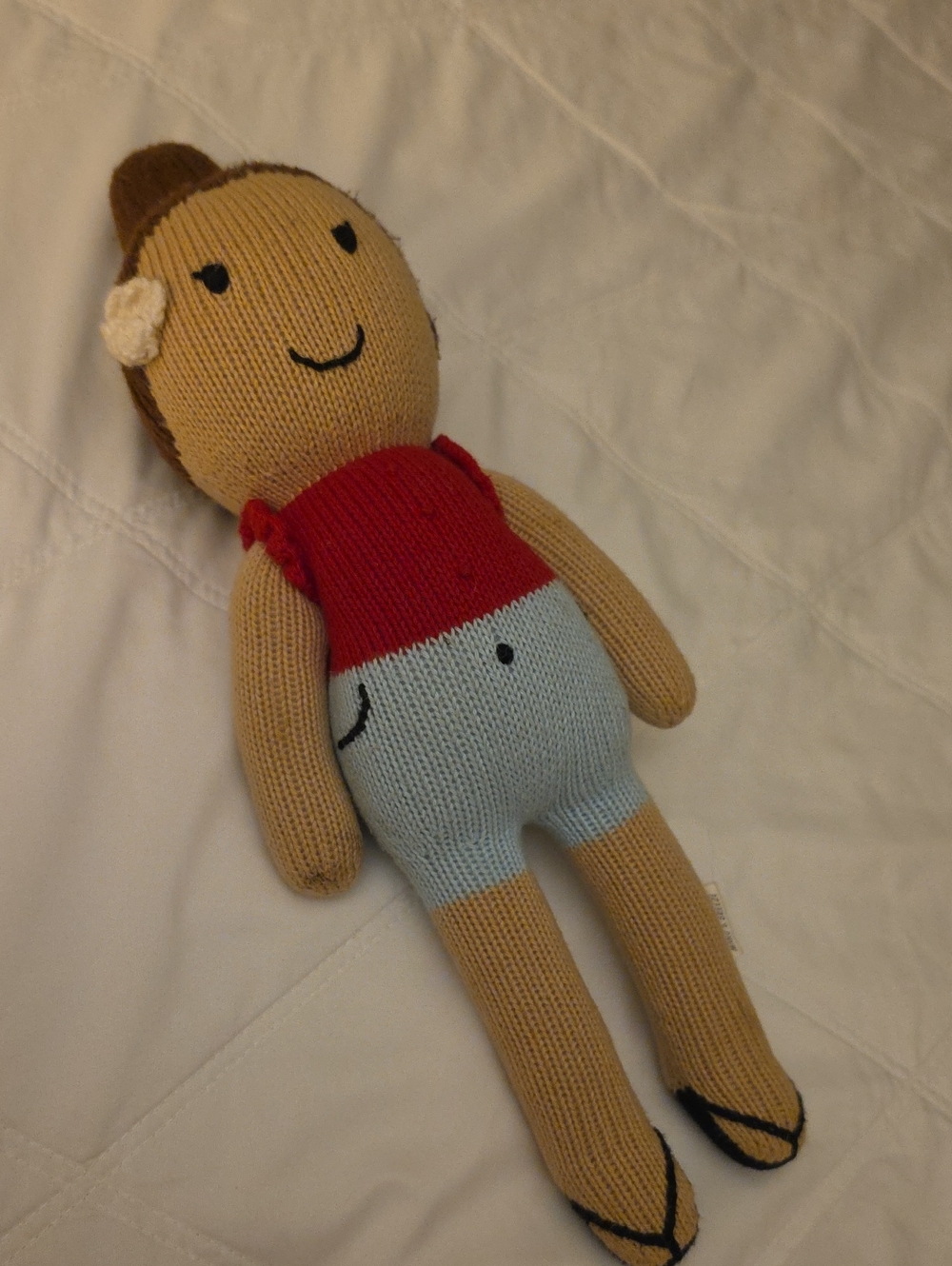 Manu & Breeze Knit Doll Hawaiian Island Girl Plush | Handmade with Aloha